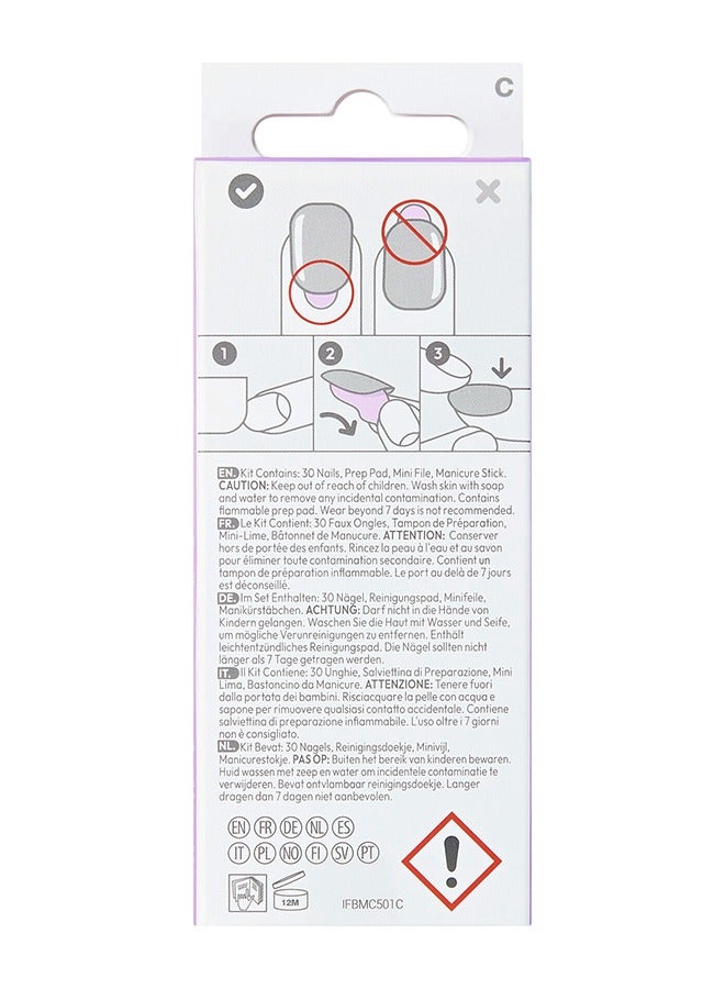 Impress Nails Genuine - Bare French Medium Ifb02C - image 6