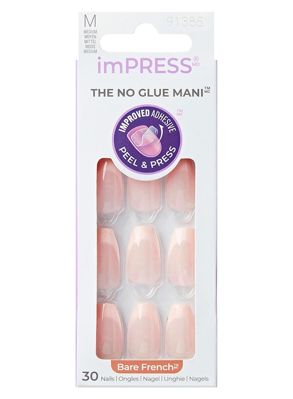 Impress Nails Genuine - Bare French Medium Ifb02C