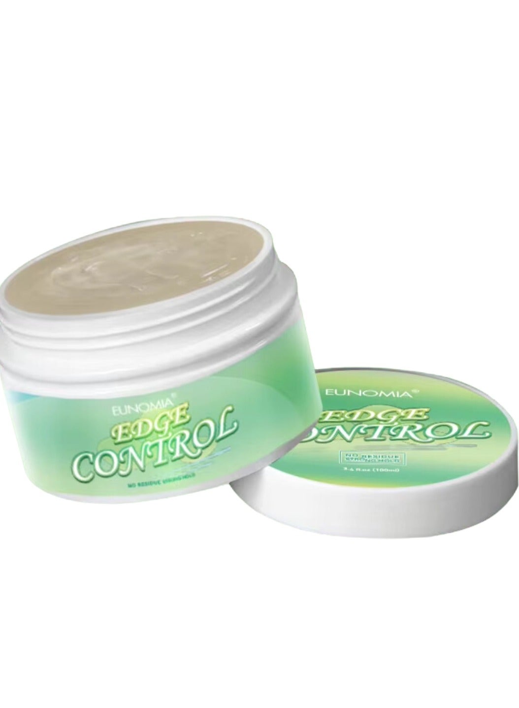 100ml Edge Control Extreme Hold Gel Edge Control Hair Gel for Natural Hair High Performance Hair Styling Wax Fixing and Repairing Broken Curly Hair No Residue Strong Hold Gel Cream