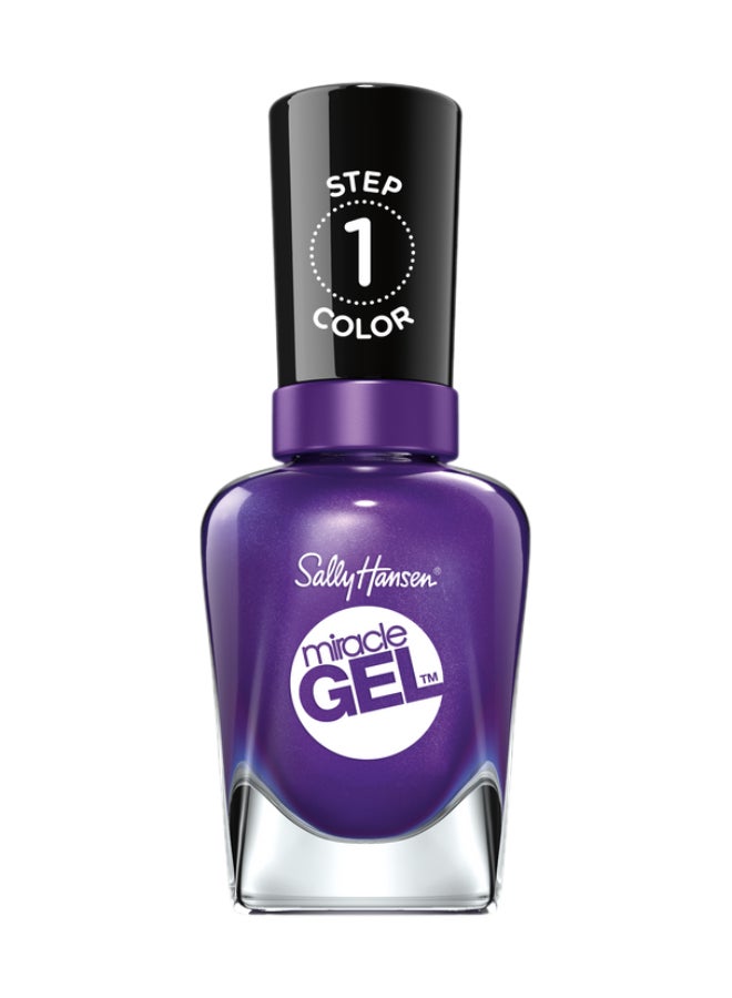 Miracle Gel Nail Poli Lacquer Purple 14.7ml
