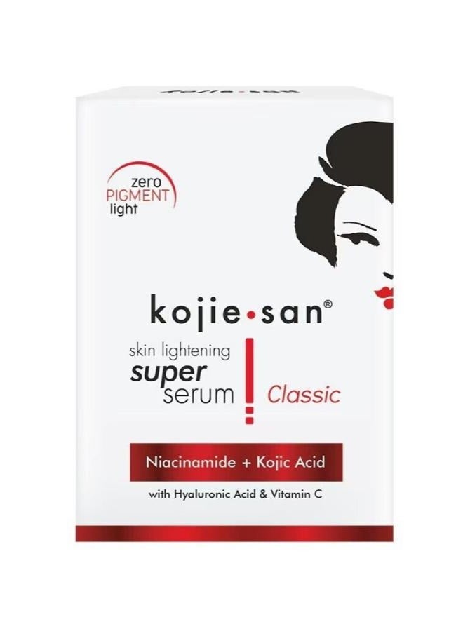 Super Serum Classic 30ml Skin Lightening Niacinamide + Kojic Acid