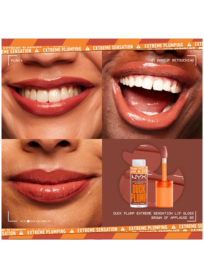 Duck Plump Lip Plumping Lacquer - Brown Of Applause - image 4