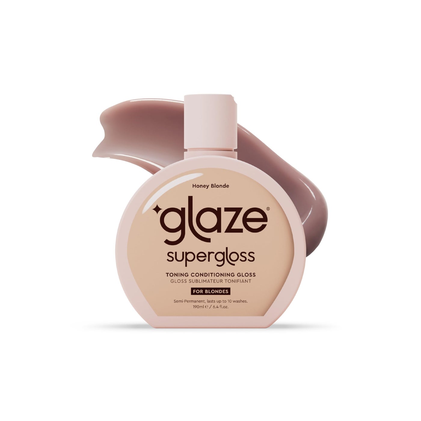 Glaze Super Gloss Color Conditioning Gloss â€“ Honey Blonde for Medium to Dark Blonde Hair â€“ Rinse Out Semi-Permanent Hair Gloss that Enhances Color and Boosts Shine & Hydration