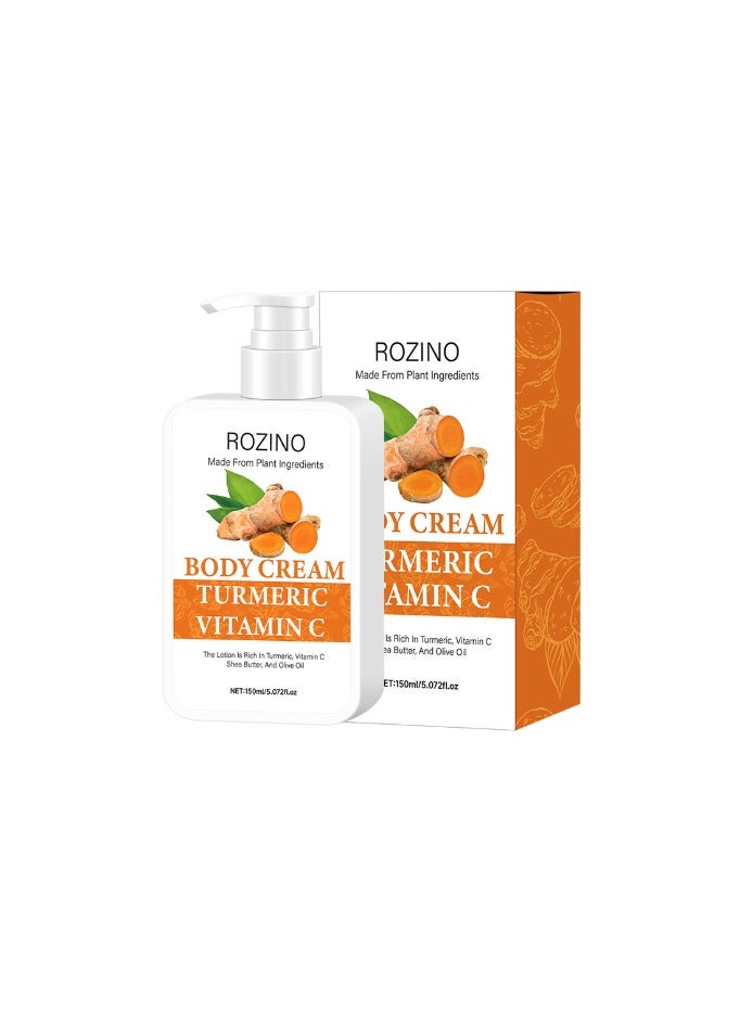 150ml Turmeric  body cream, suitable for body moisturizing care cream