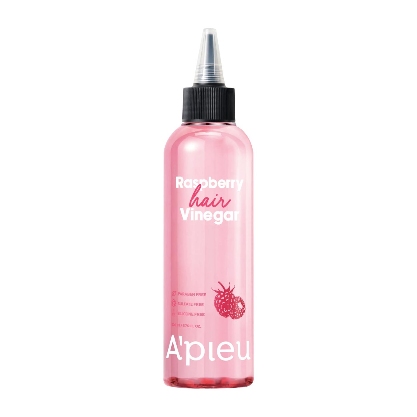 Aâ€™PIEU Raspberry Hair Vinegar Rinse - Scalp Clean & Detox for Oily and Itchy Scalp, Buildup & Dandruff Scalp Treatment, pH-Balancing for Fresh and Shiny Hair. Korean Hair Care. 6.76 fl oz