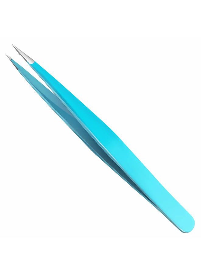 Tweezers for Ingrown Hair by Blinkeen - Best Stainless Steel Professional Pointed Blackhead Remover – Precision Eyebrow Hair,Facial Hair, Splinter & Tick Removal Tweezer
