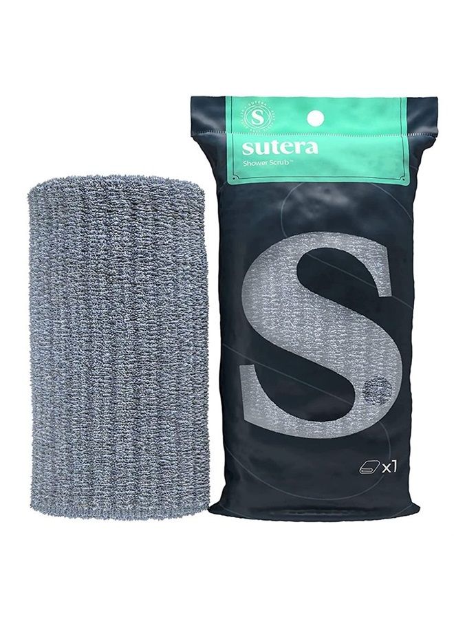Exfoliating Shower Towel, Premium Japanese Scrub Wash Cloth, Deep Cleanse for Body Face, Microabrasion Duo Fibers Durable Quick Drying, Asian Spa Skin Care Bath Washclose, Extra Long Design
