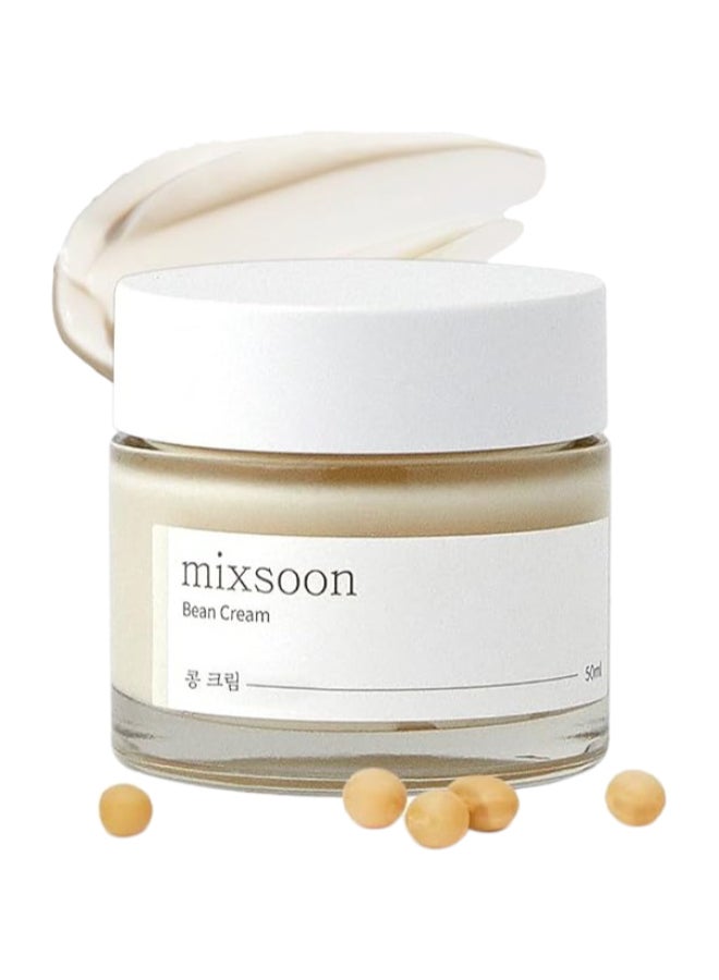 Bean Cream 50Ml | Soybean Extract And Rich Nutrients For Deep Moisturizing And Pore And Sebum Care | Cruelty-Free