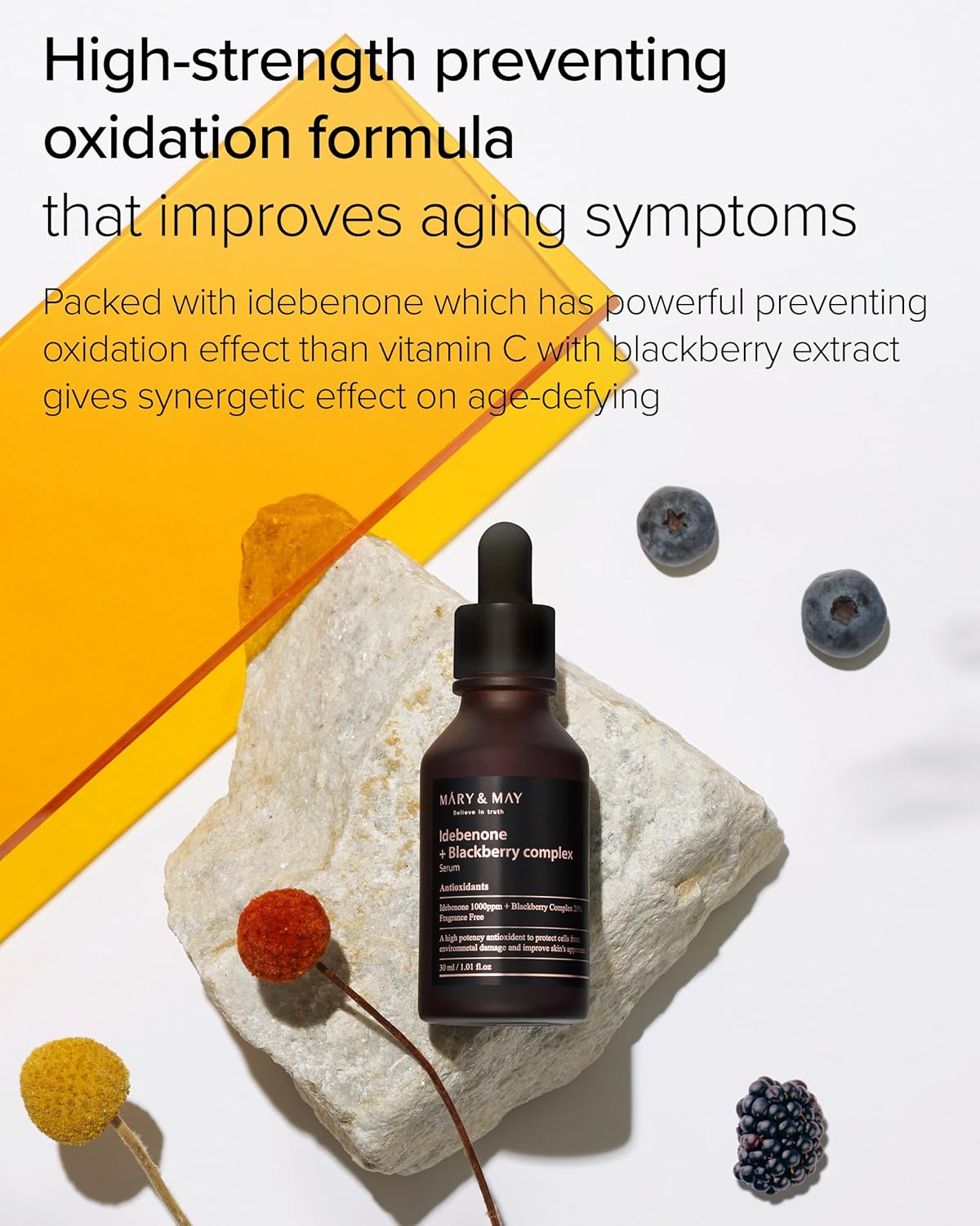 Idebenone + Blackberry Complex Serum - Anti Aging & Antioxidant Protection - 30ml - image 3