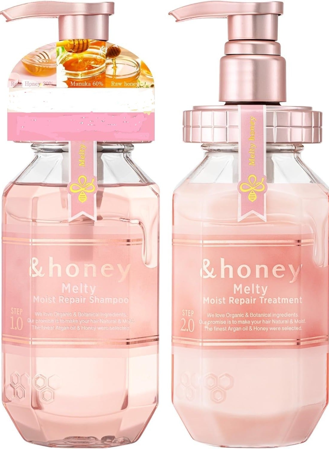 & Honey (And Honey) Melty Moist Repair Shampoo and Treatment Set