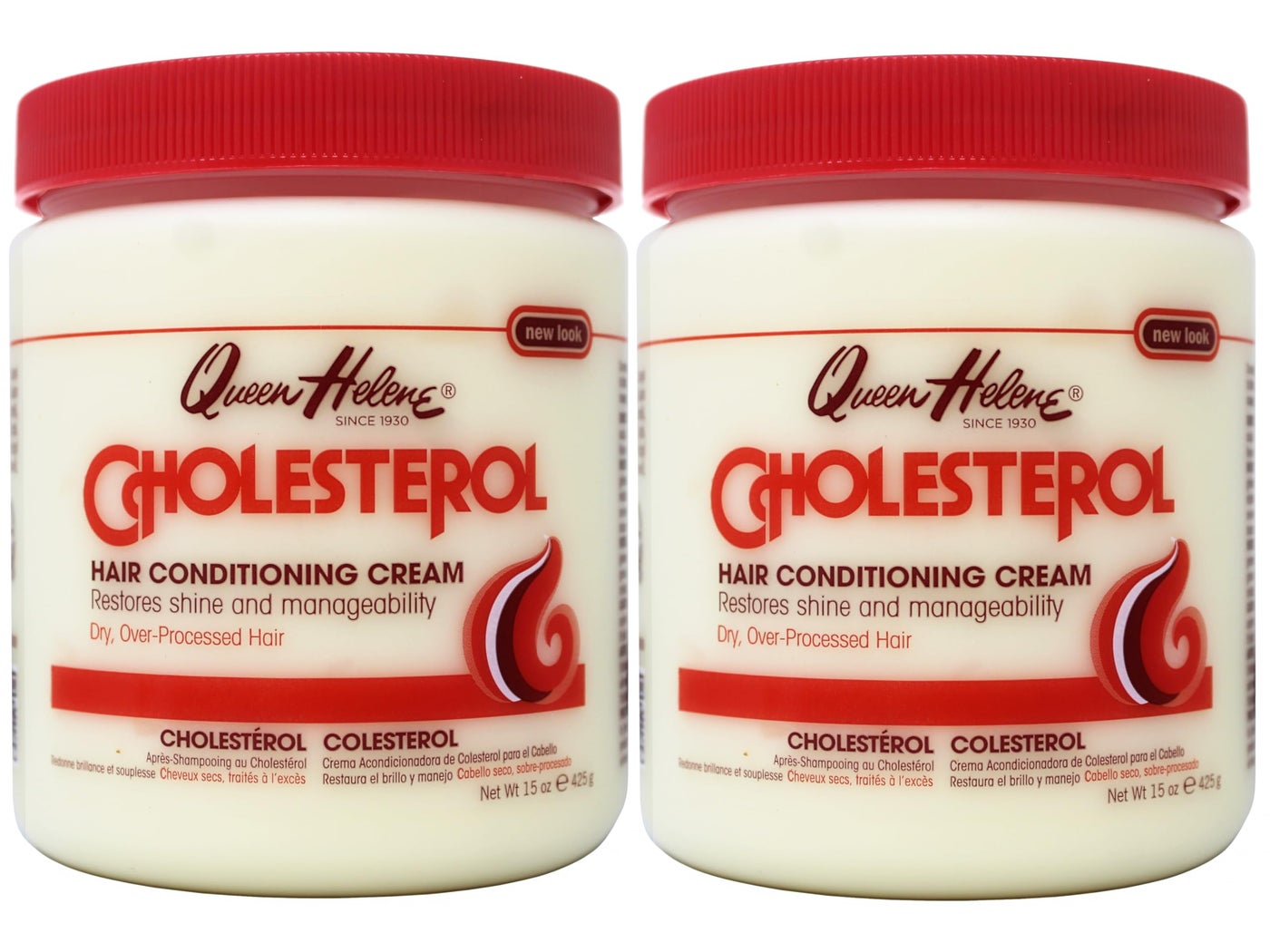 Queen Helene Cholesterol Cream Hair Conditioning 15oz (pack of 2)