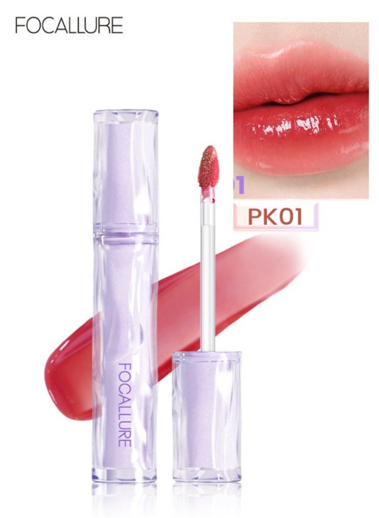 Healthy Moisturizing Lip Pumper Gloss Waterproof Lip Gloss Non-sticky Cute Lip Tint # PK01 Strawberry Soda