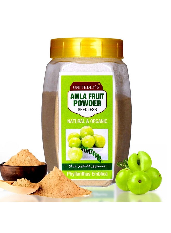 Unitedlys Organic Amla Powder 200 Grams | Ideal for both Skin and Hair Care| Indian Gooseberry Hair Powder with Vibrant Goodness of Vitamin C | Pure Extracted Amla Powder for Hair Growth
