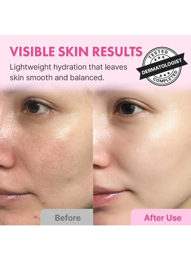 Hyaluron Skin Essence 150ml | 3-in-1 Hydrating Toner, Essence & Moisturizer — Hyaluronic Acid Glass Skin Essence, Fragrance-Free, 5.07 fl oz - image 3