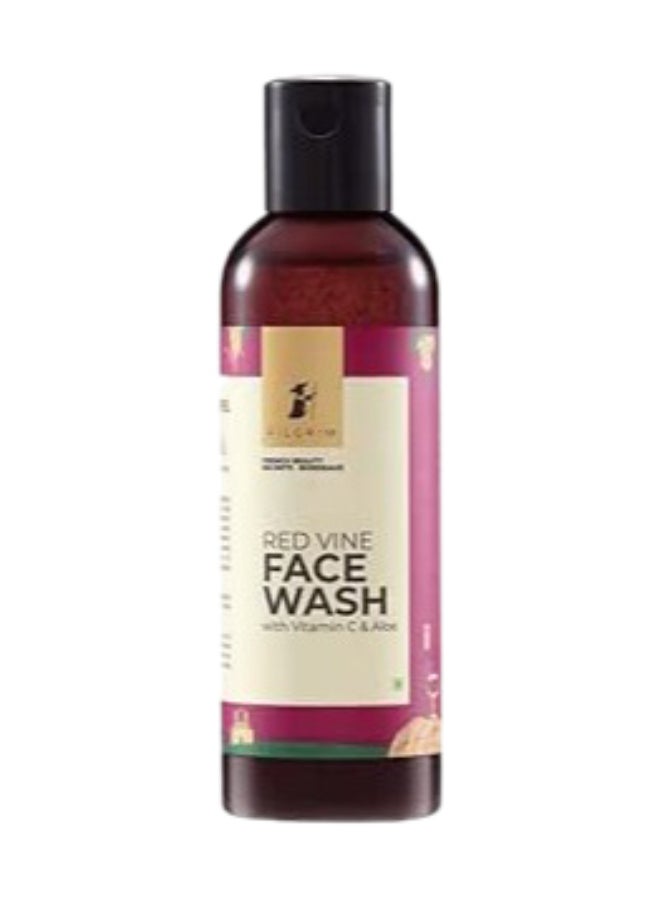 French Red Vine Face Wash with Vitamin C And goodness of Aloe for Anti Ageing And Dark Spots Face wash for dry skin  Face cleanser for dry skin  Men and Women|100ml