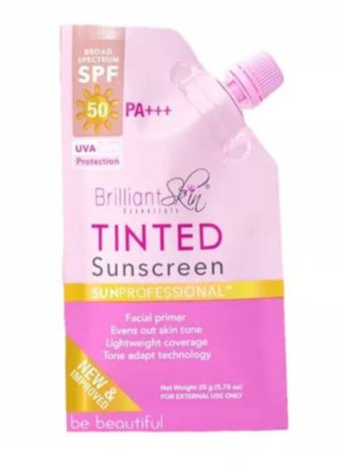 Skin Essentials Tinted Sunscreen 20grams spf50 Sun Professional Facial Primer