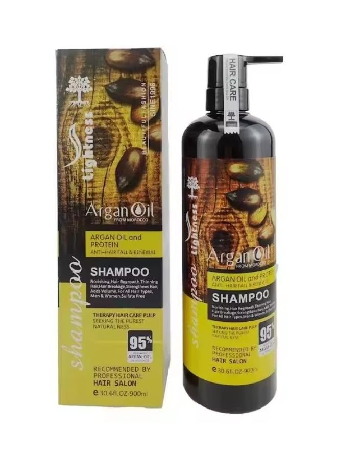 Argan Oil And Protein Anti Hair Fall And Renewal Shampoo  900 ML