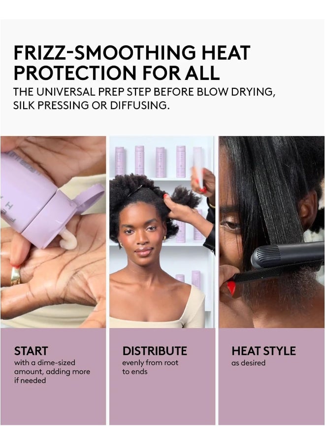 The Protective Type Frizz-Smoothing Heat Protectant Styling Cream 150ml | 5-in-1 Heat Protection Styling Cream for Smooth Frizz-Free Blowouts | Shields Hair from Heat Damage Up to 450°F for All Hair Types | Luxury Heat Protectant - image 6
