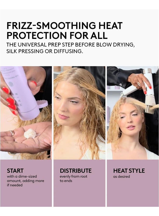 The Protective Type Frizz-Smoothing Heat Protectant Styling Cream 150ml | 5-in-1 Heat Protection Styling Cream for Smooth Frizz-Free Blowouts | Shields Hair from Heat Damage Up to 450°F for All Hair Types | Luxury Heat Protectant - image 8
