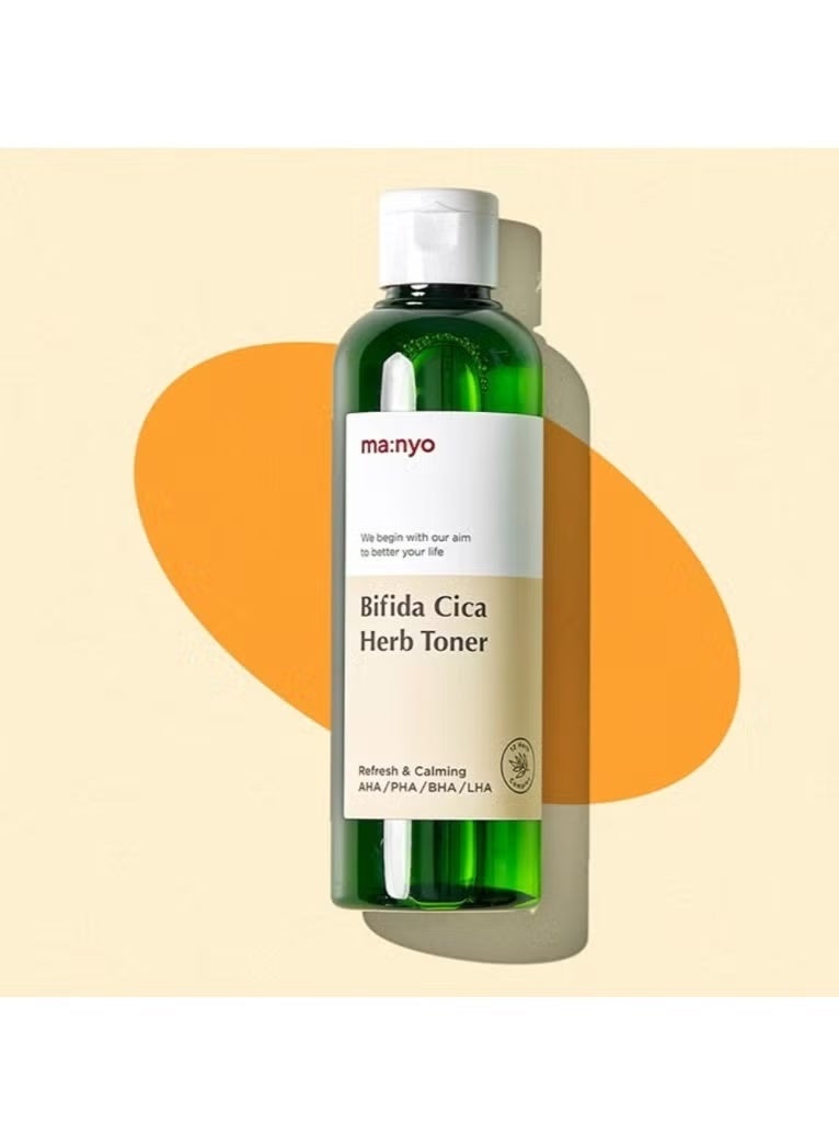 ma:nyo Bifida Cica Herb Toner 210ml – Refresh & Calming Skin Toner