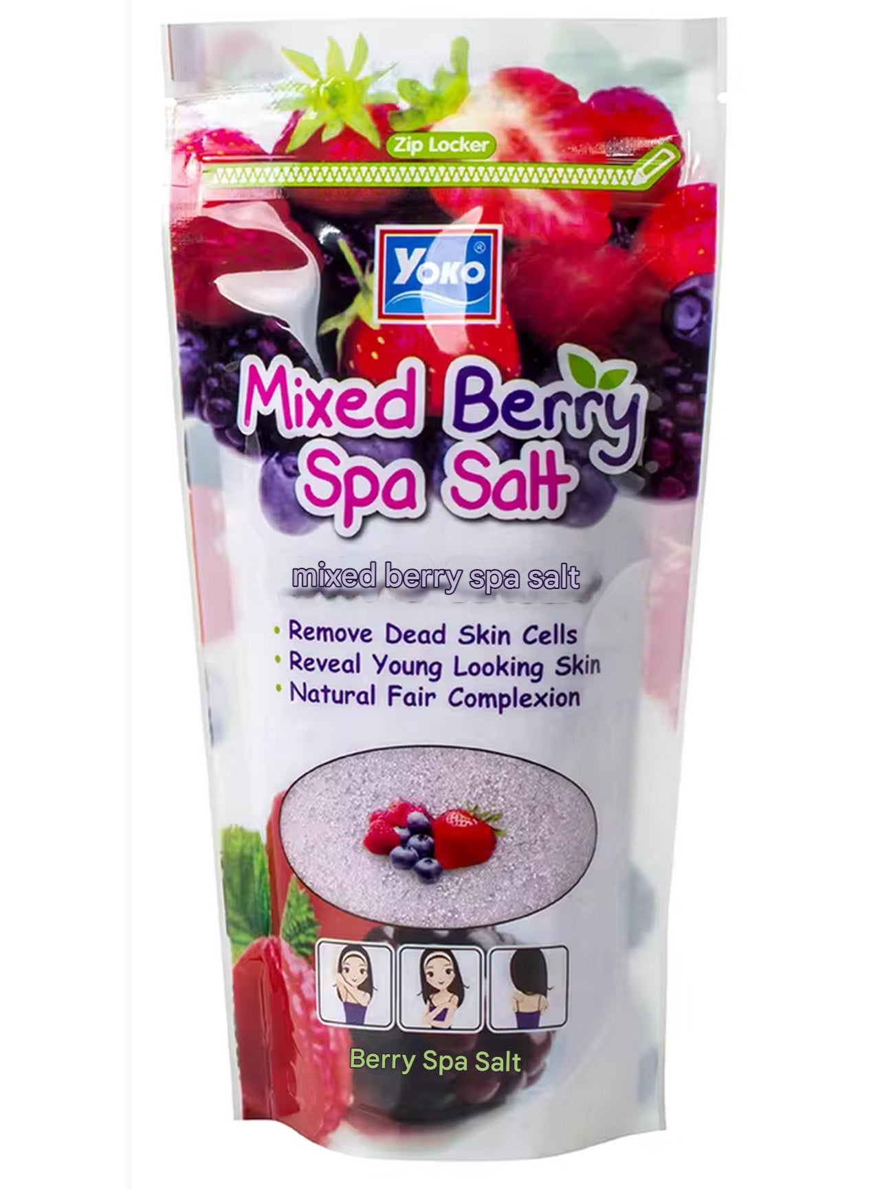 Mixed Berry Spa Milk Salt 300 G