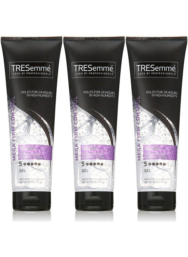 Tresemme Gel Mega Hold Sculpting #5 9oz (3 Pack)