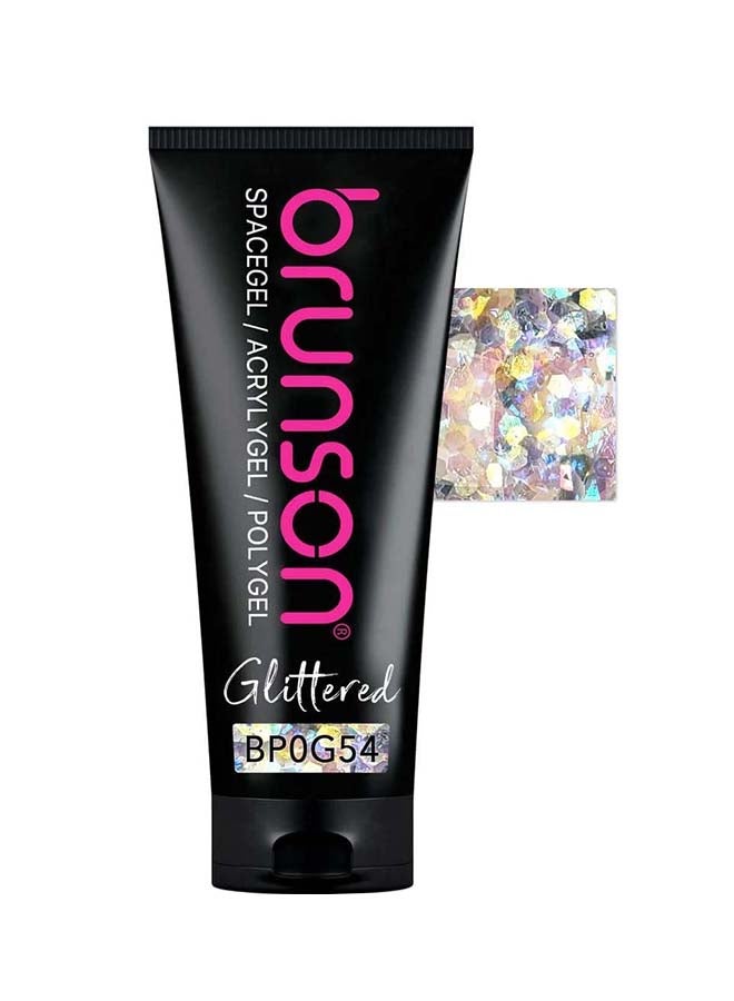 Polygel 60g offers salon-quality nails in 1 Sec, Poly nail gel with shimmer long-lasting acrylic nails. Soak off with UV/LED hard gel for nail extension, builder gel for fake nails, manicure nail art