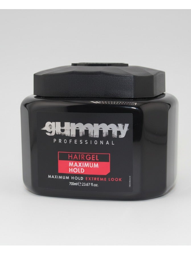 Gummy Professional Hair Gel Maximum Hold 700ml