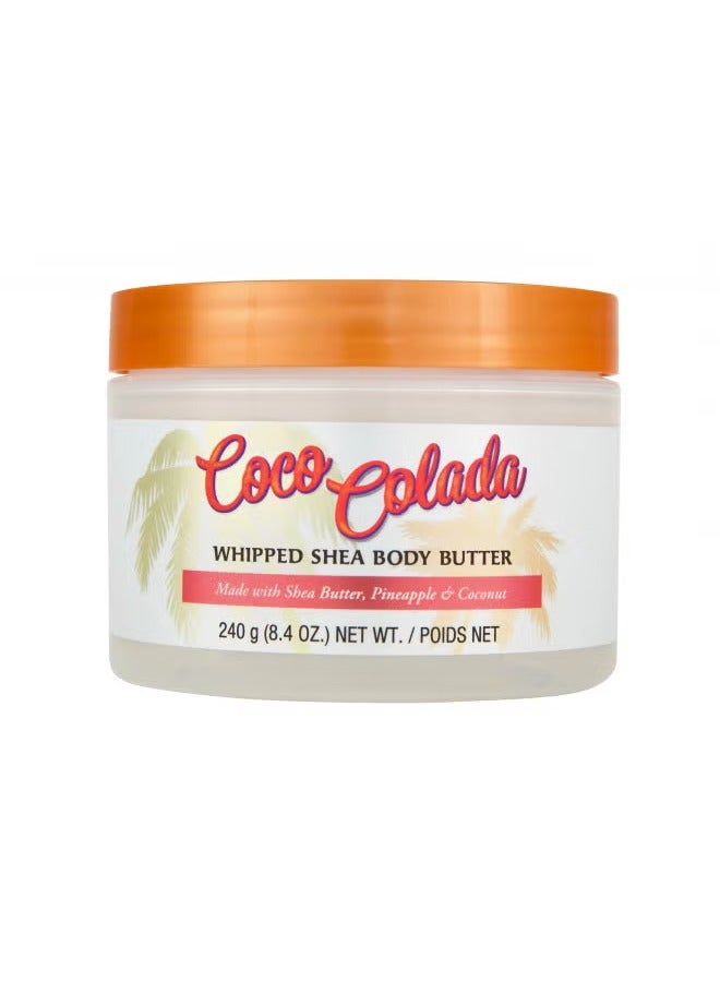 Coco Colada Whipped Shea Body Butter 8.4oz with Natural Shea Butter for Nourishing Essential Body Care 240g