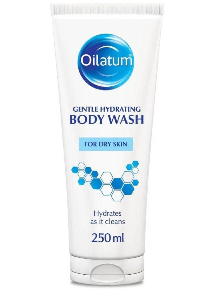 Oilatum Gentle Hydrating Body Wash 250ml – For Dry Skin with Ceramides & Pro-Vitamin B5
