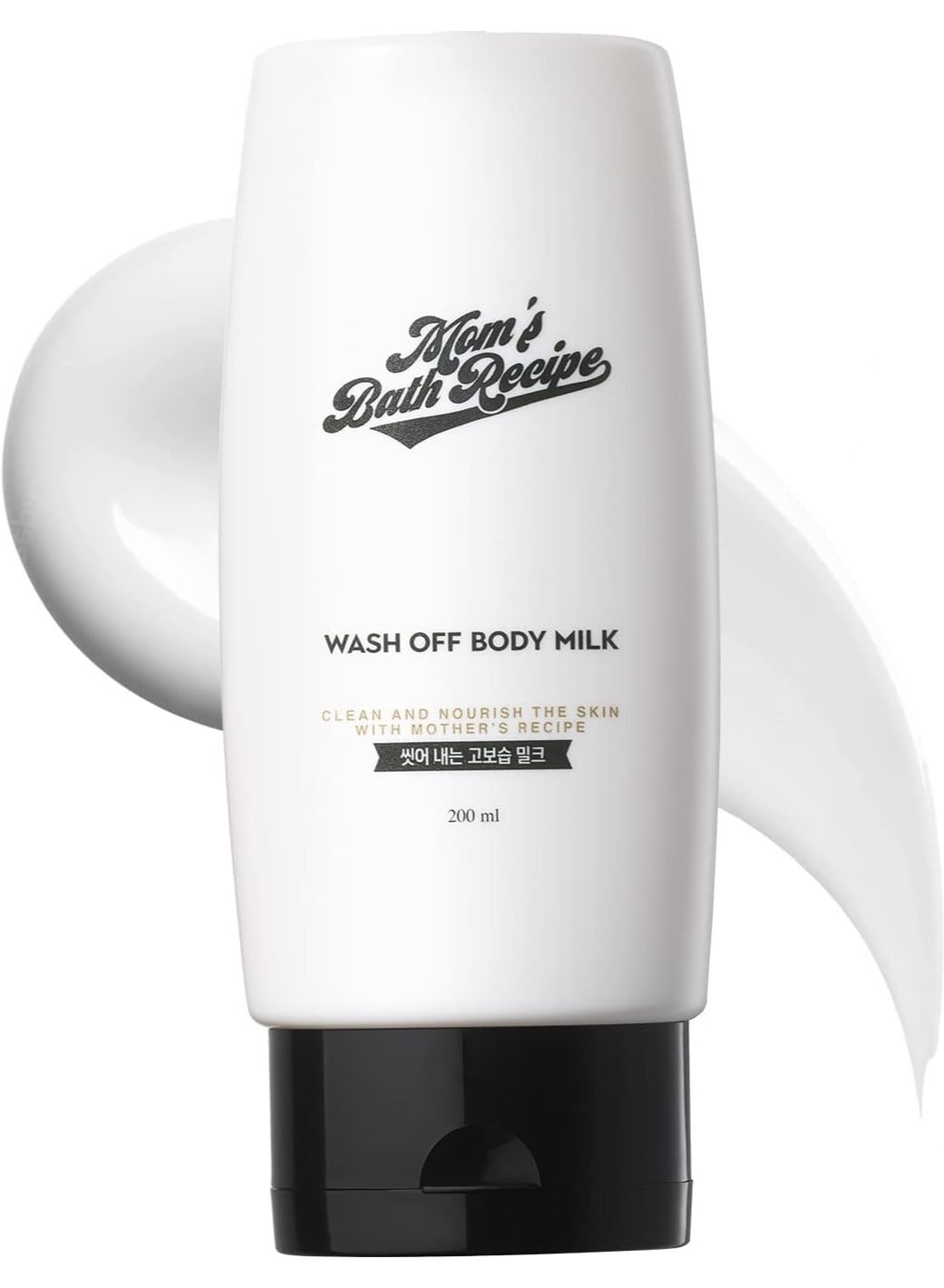 Korean Wash Off Body Milk - Rinse Off Body Conditioner with Honey & Milk for Deep Hydration - In-Shower Moisturizer for Dry & Sensitive Skin - Soft Musk Scent - 6.76 Fl. Oz