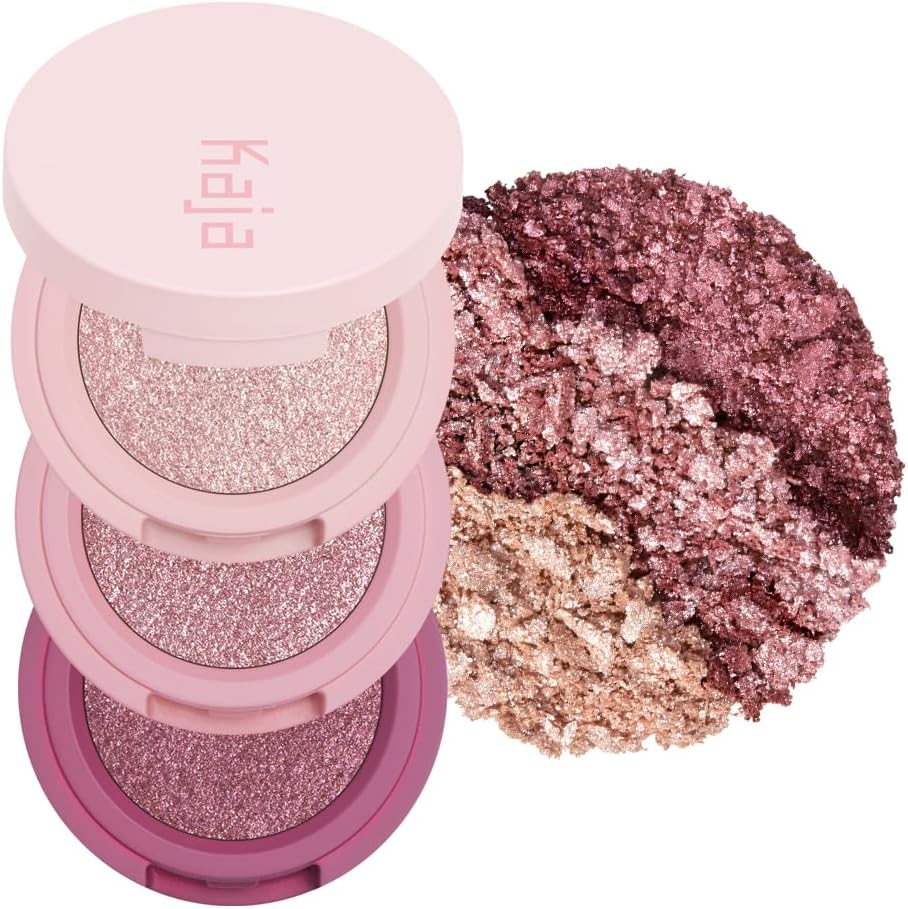 Beauty Bento Eyeshadow Trio - Rosewater- 3 in 1 Mosaic Chrome Shimmer Matte Eye Shadow Palette - Long Lasting Blendable Pigmented Vegan Cruelty Free Compact Makeup