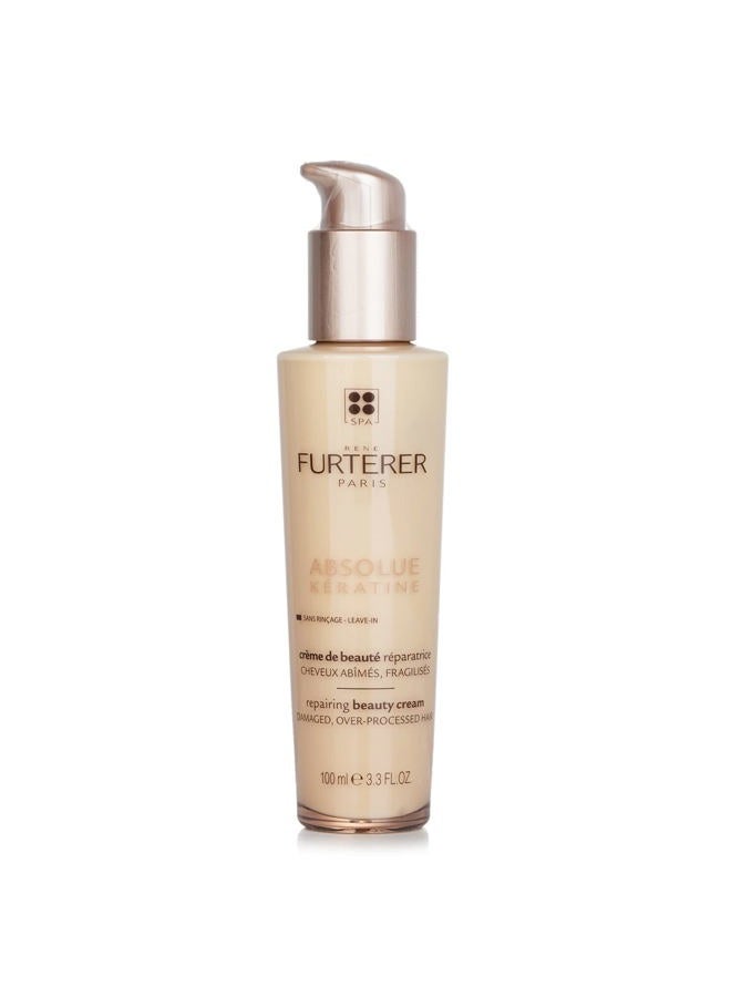 Rene Furterer ABSOLUE KERATINE Repairing Beauty Cream for Damaged, Over-Processed Hair, 3.3 fl. oz.