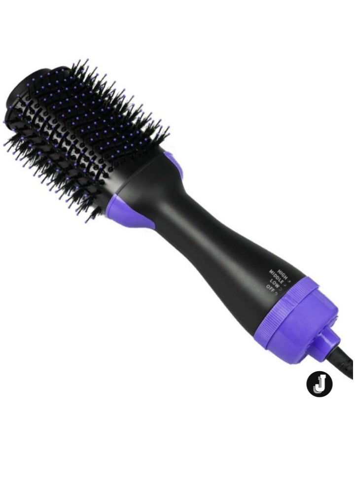 "NEW 3-in-1 Hot Air Brush – Effortless Straightening, Curling, and Drying for Smooth, Voluminous Hair"