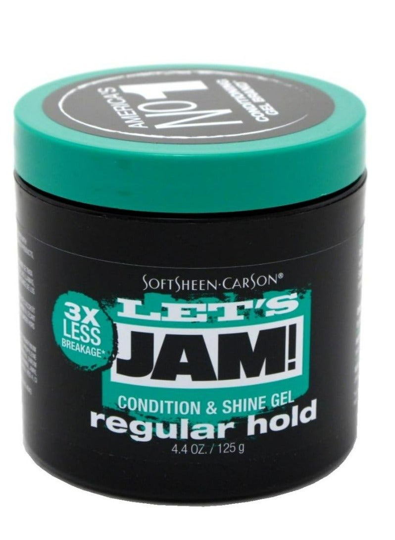 Lets Jam Condition & Shine Gel Regular Hold 125 g