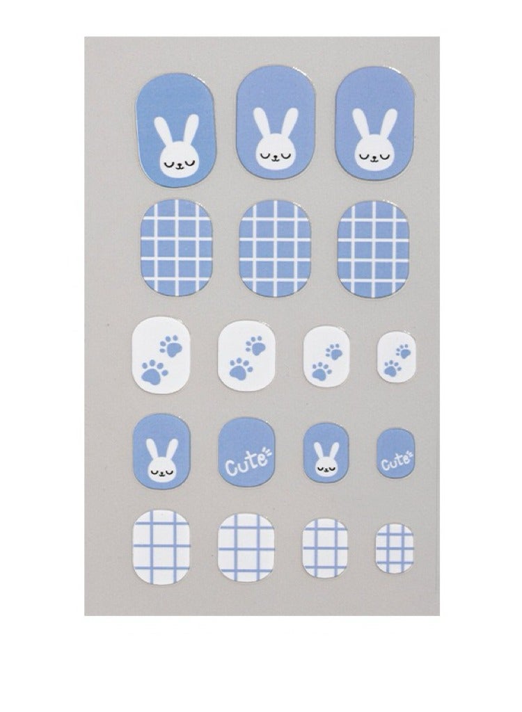 126PCs Nail Stickers for Women and Little Girls - 7 Sheets 3D Self-Adhesive DIY Nail Art Decoration Set Including Flowers Leaves Animals Plants Fruits Nail Decals for Woman Kids Girls