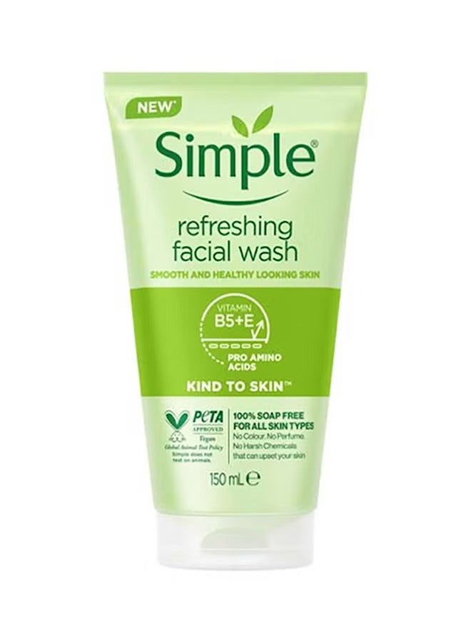 Refreshing Facial Wash, Soap Free, For All Skin Types 150ml