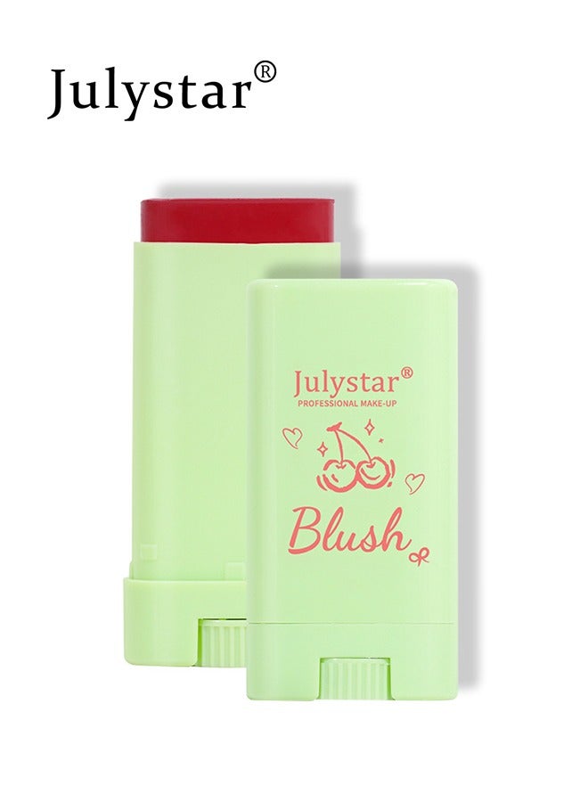 Blush Stick-  Waterproof Blush Makeup, Long Lasting 3 In 1 Cheek Blush & Lip Tint & Eye Shadow Makeup Stick, Cream Blush Makeup for All Skin Tones #02