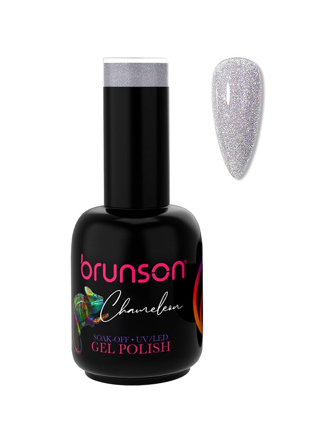 18ml Chameleon Gel Nail Polish: Glossy Shine, Long-Lasting Soak-off UV/LED Gel for Nail Art French Manicure Pedicure. Salon Quality, Chip Resistant, Trendy Sparkly Acrylic Nails.