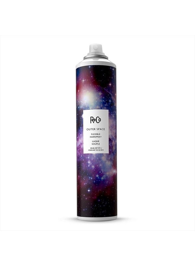 Outer Space Flexible Hairspray | Every Day Use + Lightweight + Sticky-Free | Vegan + Cruelty-Free | 9.5 Oz