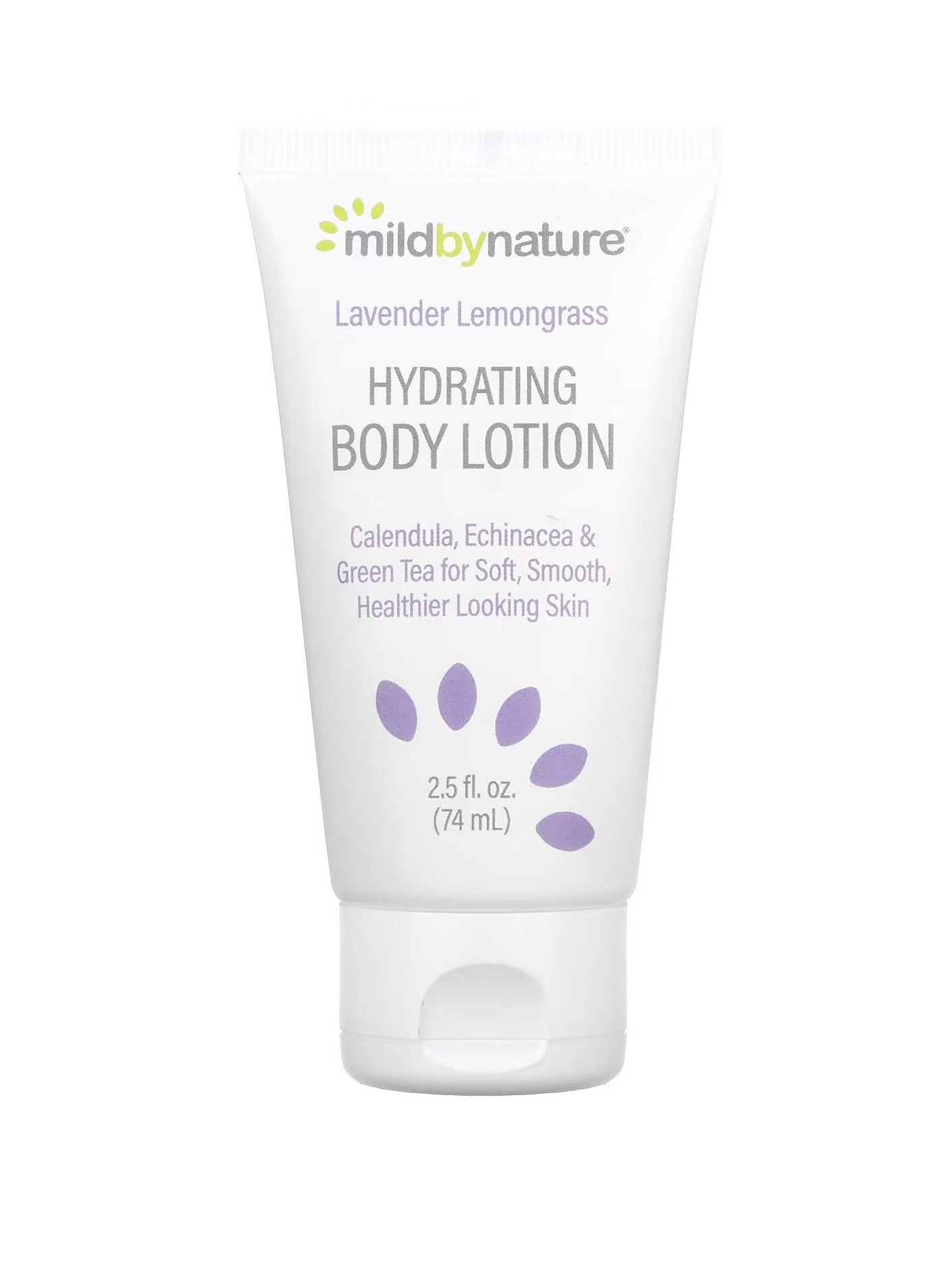 Mild By Nature Hydrating Body Lotion Lavender Lemongrass 2.5 fl oz (74 ml)