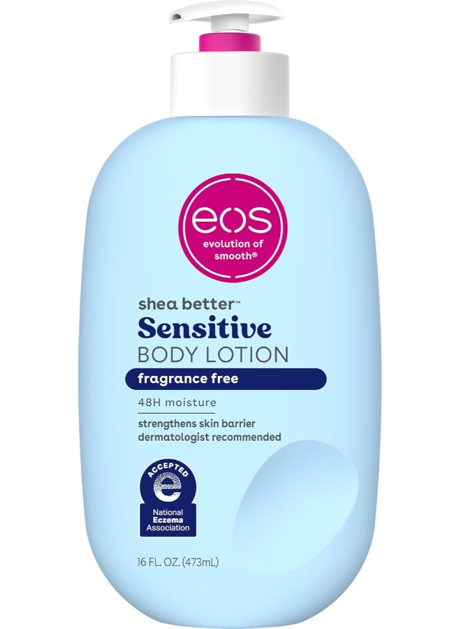 EOS Shea Better Body Lotion 16oz fragrance free 16oz