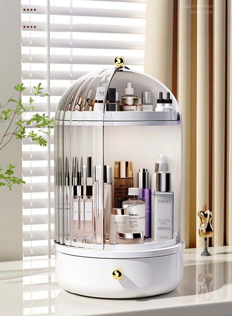 Multi-Layer Rotatable Cosmetics Storage Box Dust-Proof And Moisture-Proof Personal Care Rack