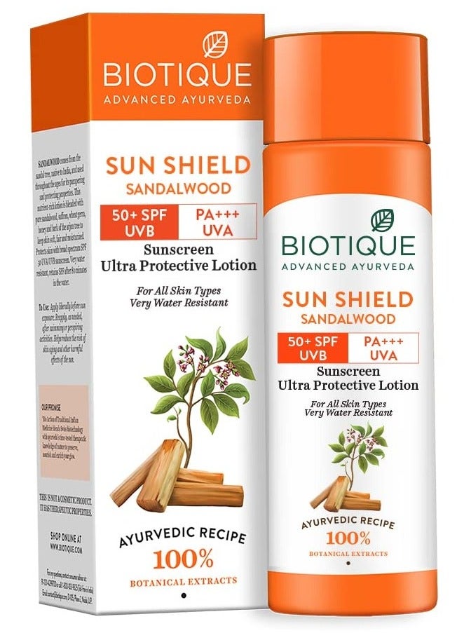 Sun Shield Sandalwood SPF 50 Sunscreen 120ml