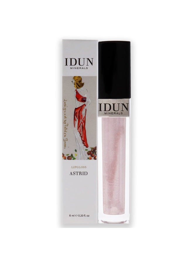 Lip Gloss - Soft, Creamy Formula for Velvet Soft, Shiny Pout - Intense Vitamin E Hydration for Dry, Chapped Lips - Non-Sticky, Long Lasting Pigment - 001 Astrid - 0.27 oz