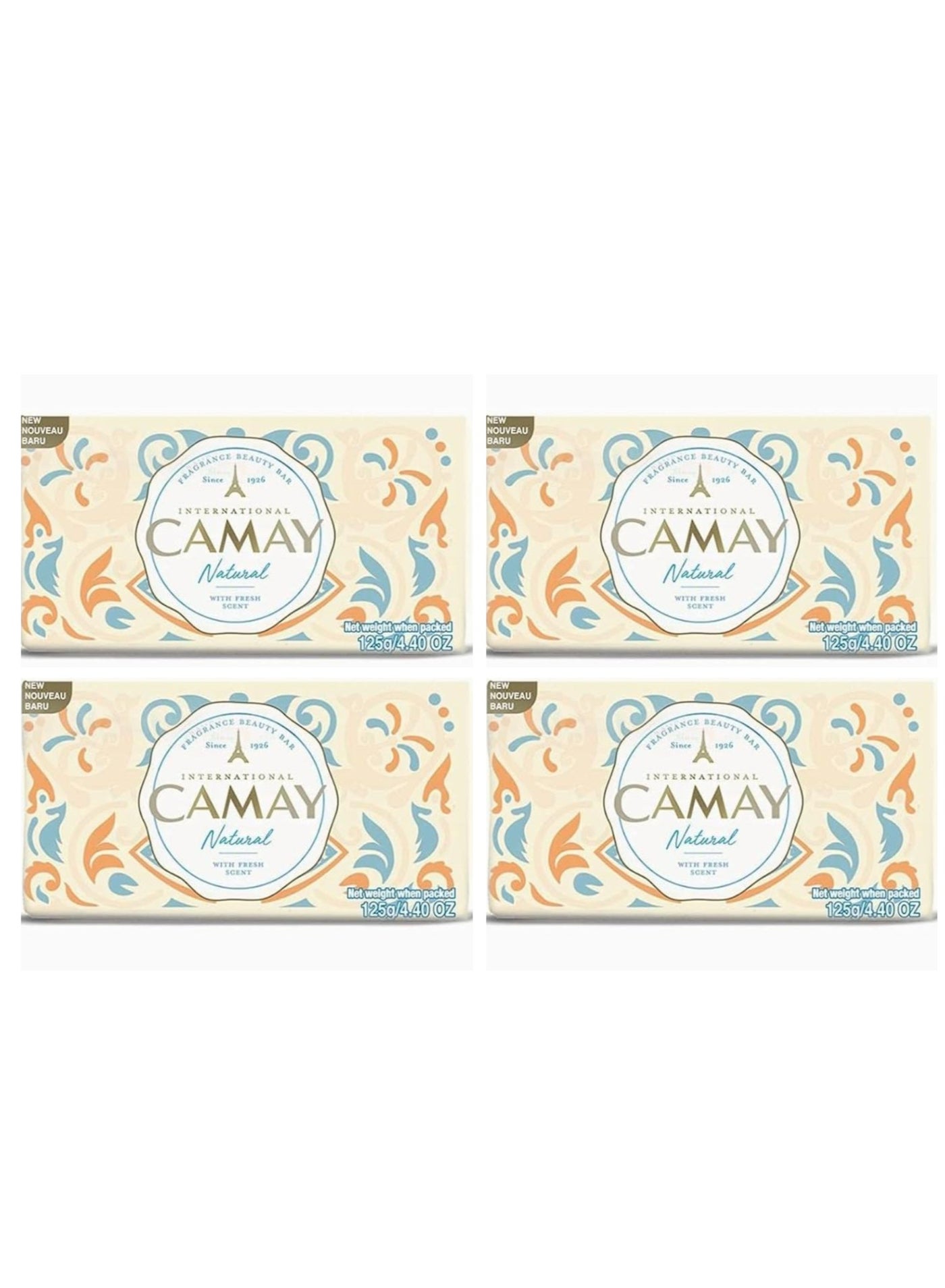 International Naturel Soap With Fresh Scent 125g 4 pcs