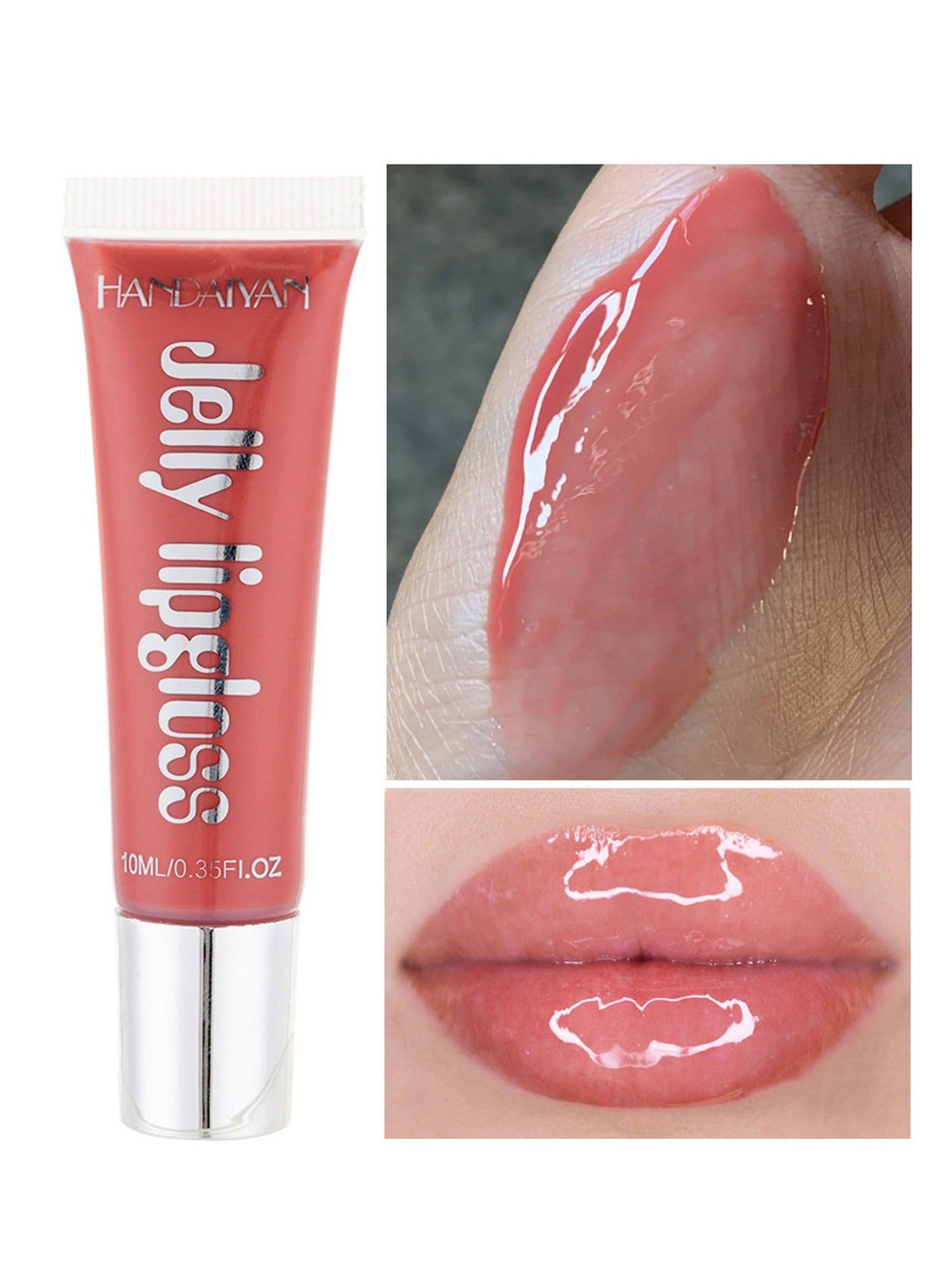 Lip Gloss Hydrating Moisturizing Long Lasting High Glossy Jelly Lip Stain Super Gloss Balm Oil Tinted Treatment Lip Glow Glass Shine Glitter Makeup Beauty Colored Bright Lifter For Women Girls