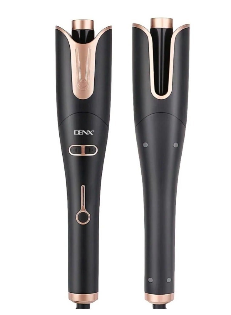"Stylish Automatic Hair Curler: 360-Degree Rotation & Multi-Speed by DENX for Beautiful Curls"