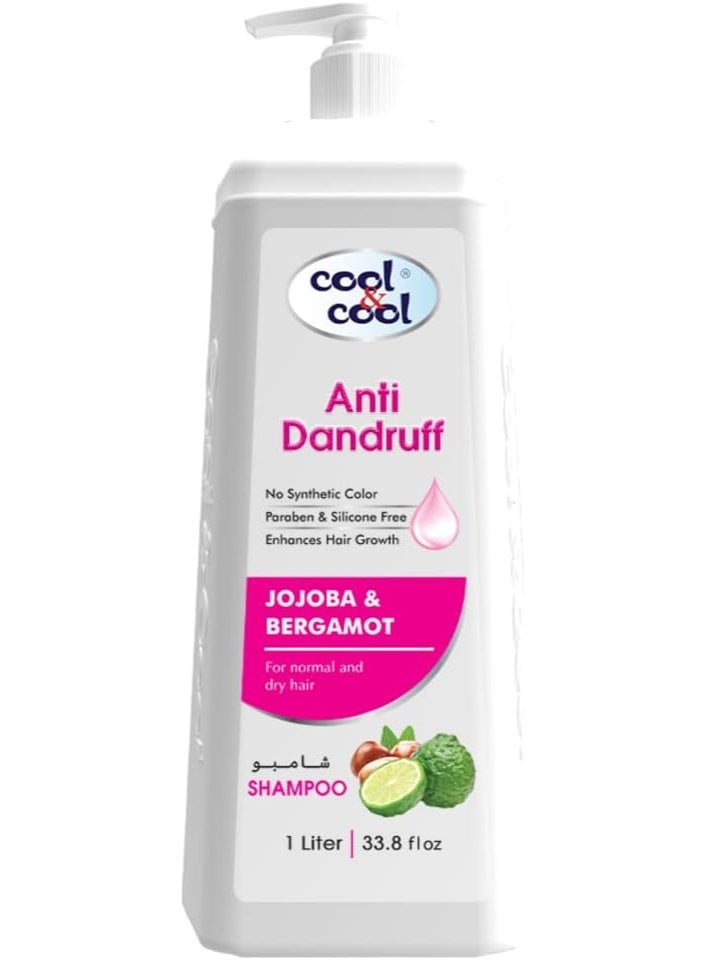 Jojoba & Bergamot Anti Dandruff Shampoo 1 L