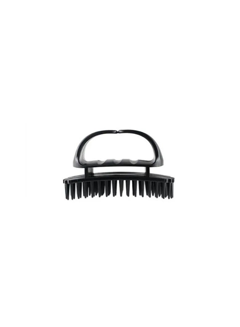 Diva Scalp Massage Brush, Black – Stimulates Blood Circulation for Healthier Scalp & Improved Hair Texture
